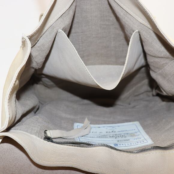 Tagliovivo Doctor Bag White Leather Handmade in Italy - Picture 8 of 8